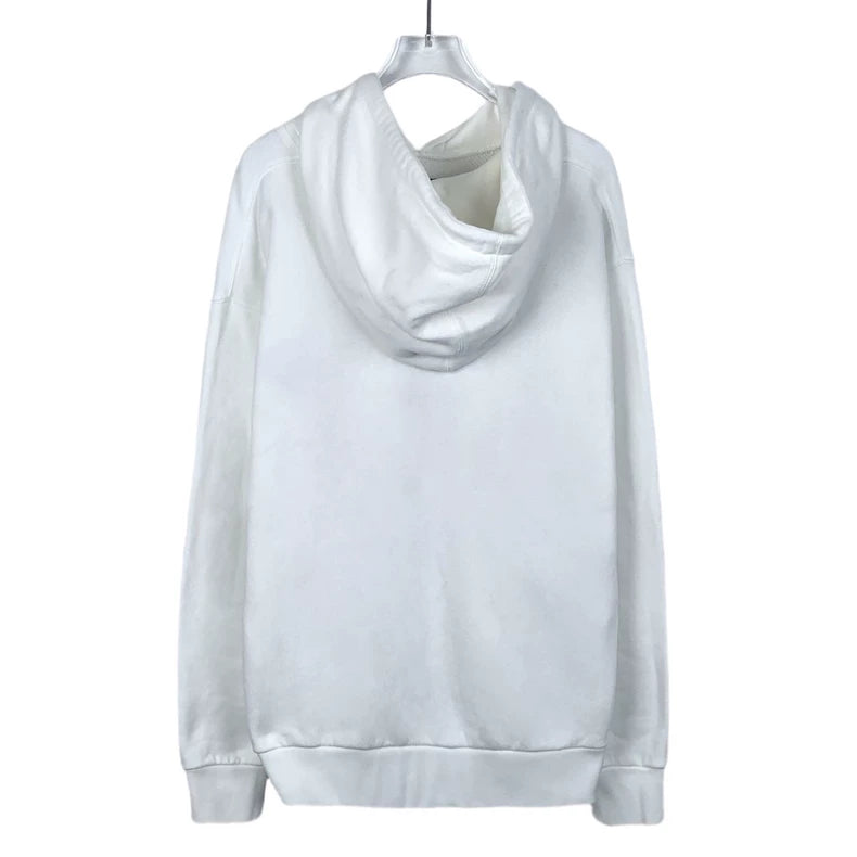 Gucci White Floral Print Hoodie