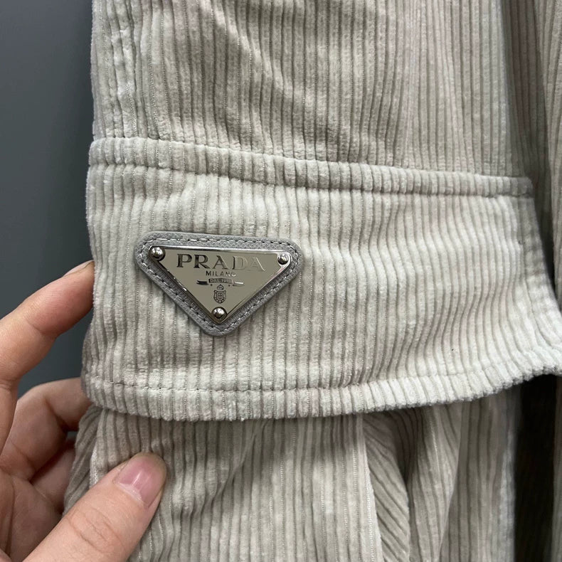 PRADA Corduroy Cargo Pants Size L