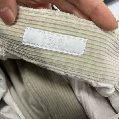 PRADA Corduroy Cargo Pants Size L