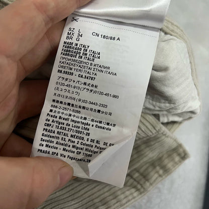 PRADA Corduroy Cargo Pants Size L