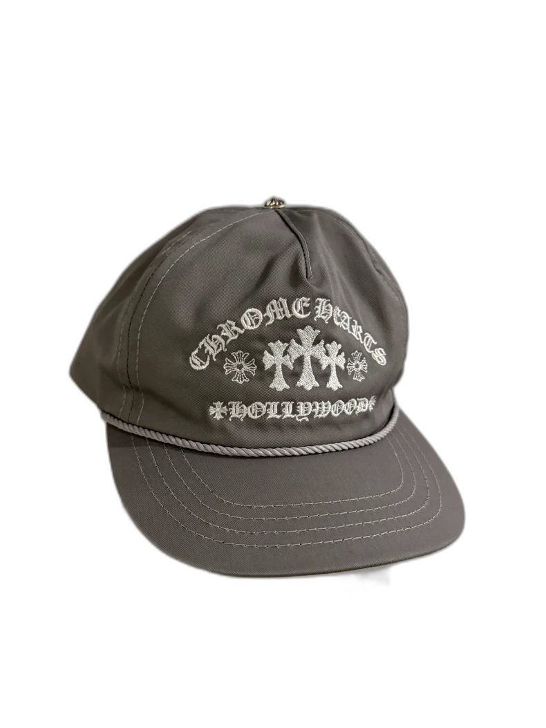 Chrome Hearts Gray Baseball Cap with Tag