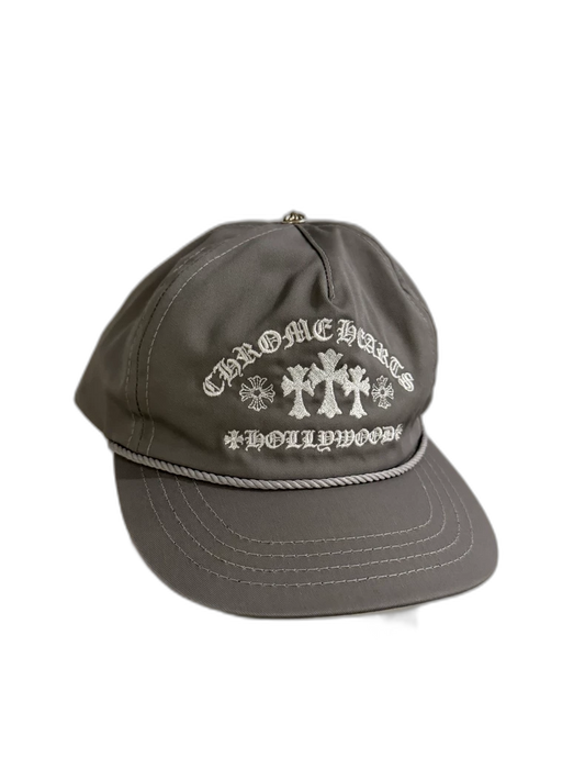 Chrome Hearts Gray Baseball Cap with Tag