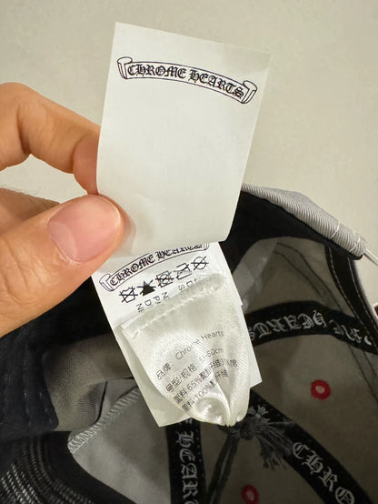 Chrome Hearts Gray Baseball Cap with Tag