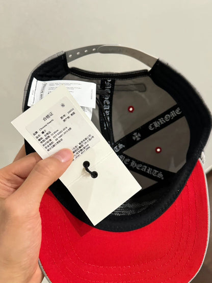 Chrome Hearts Gray Baseball Cap with Tag
