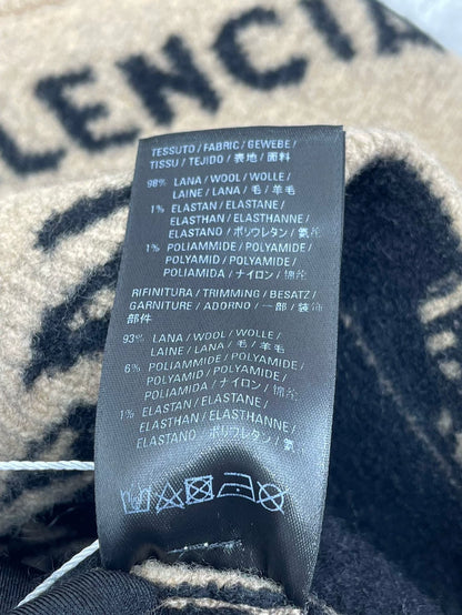 Balenciaga Logo Knit Wool Sweater