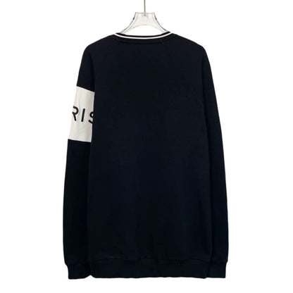 Givenchy Black Logo Embroidered Long Sleeve Sweatshirt