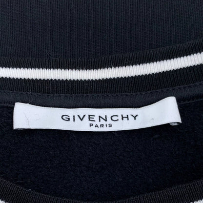 Givenchy Black Logo Embroidered Long Sleeve Sweatshirt