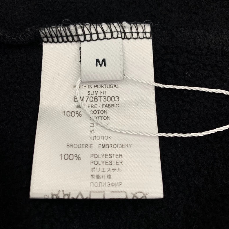 Givenchy Black Logo Embroidered Long Sleeve Sweatshirt