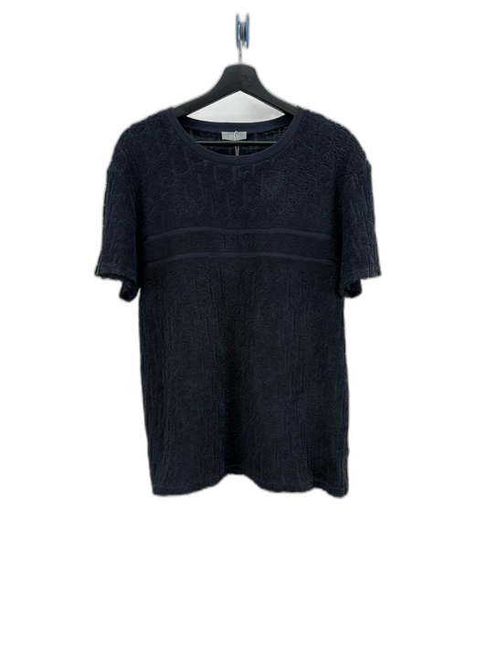 Dior Dark Blue Printed T-Shirt