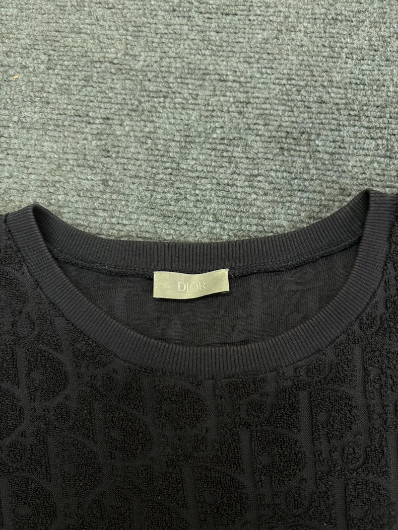 Dior Dark Blue Printed T-Shirt
