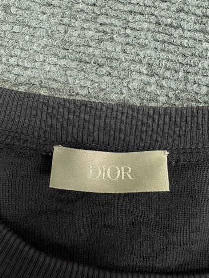 Dior Dark Blue Printed T-Shirt