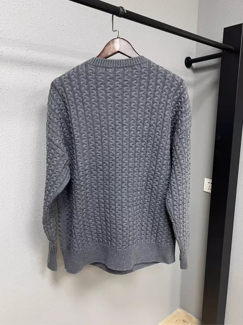 Loewe Logo Rope Knit Sweater M Size