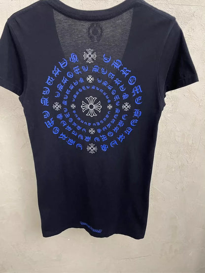 Vintage Chrome Hearts Deep V Neck T-Shirt