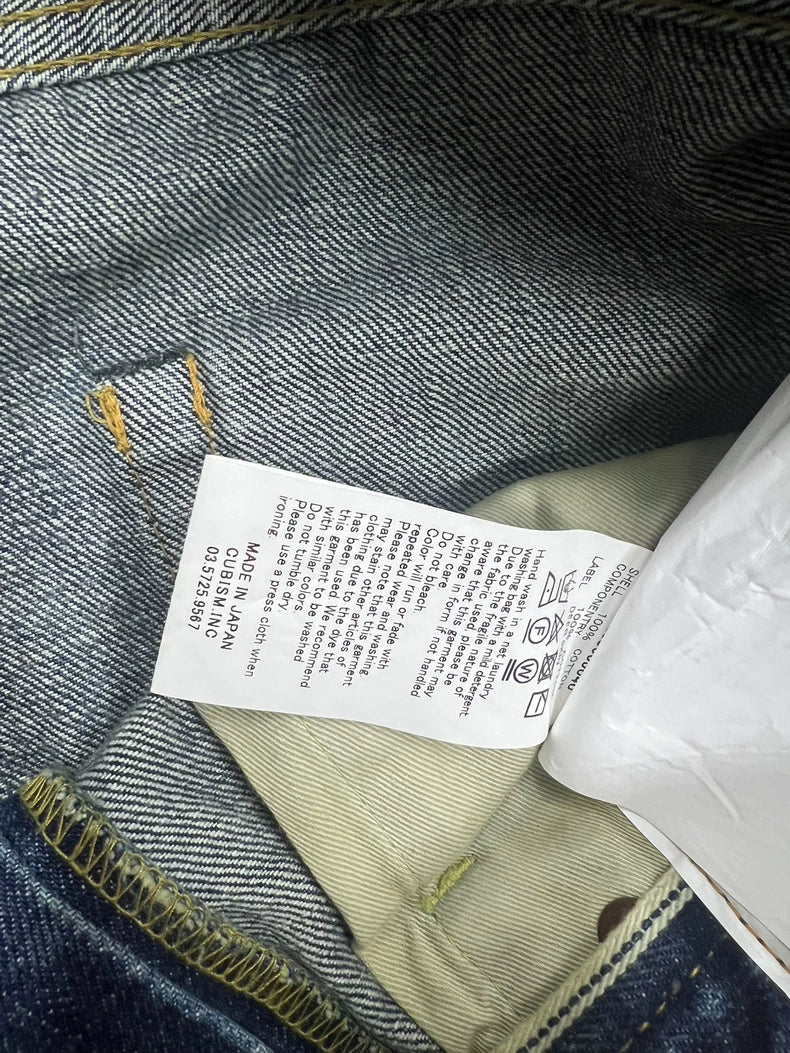 VISVIM Damaged-17 Distressed Denim Pants