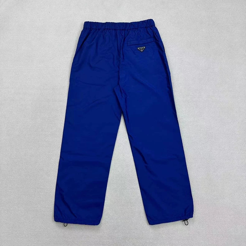 Prada Triangle Logo Nylon Pants Size L