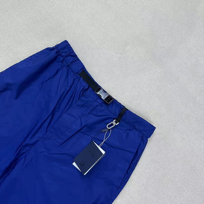 Prada Triangle Logo Nylon Pants Size L