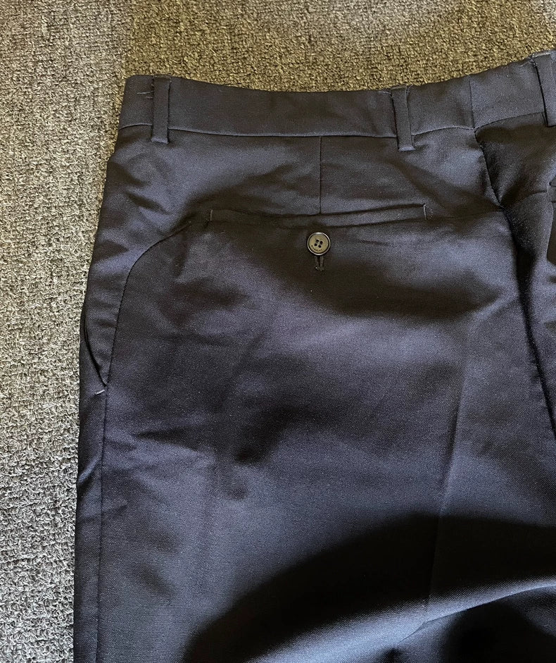 Givenchy Black Wool Casual Pants-yf