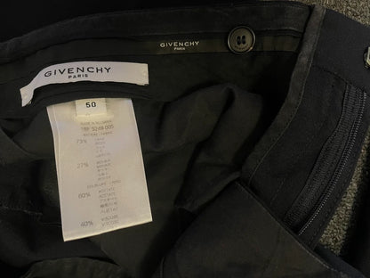 Givenchy Black Wool Casual Pants-yf