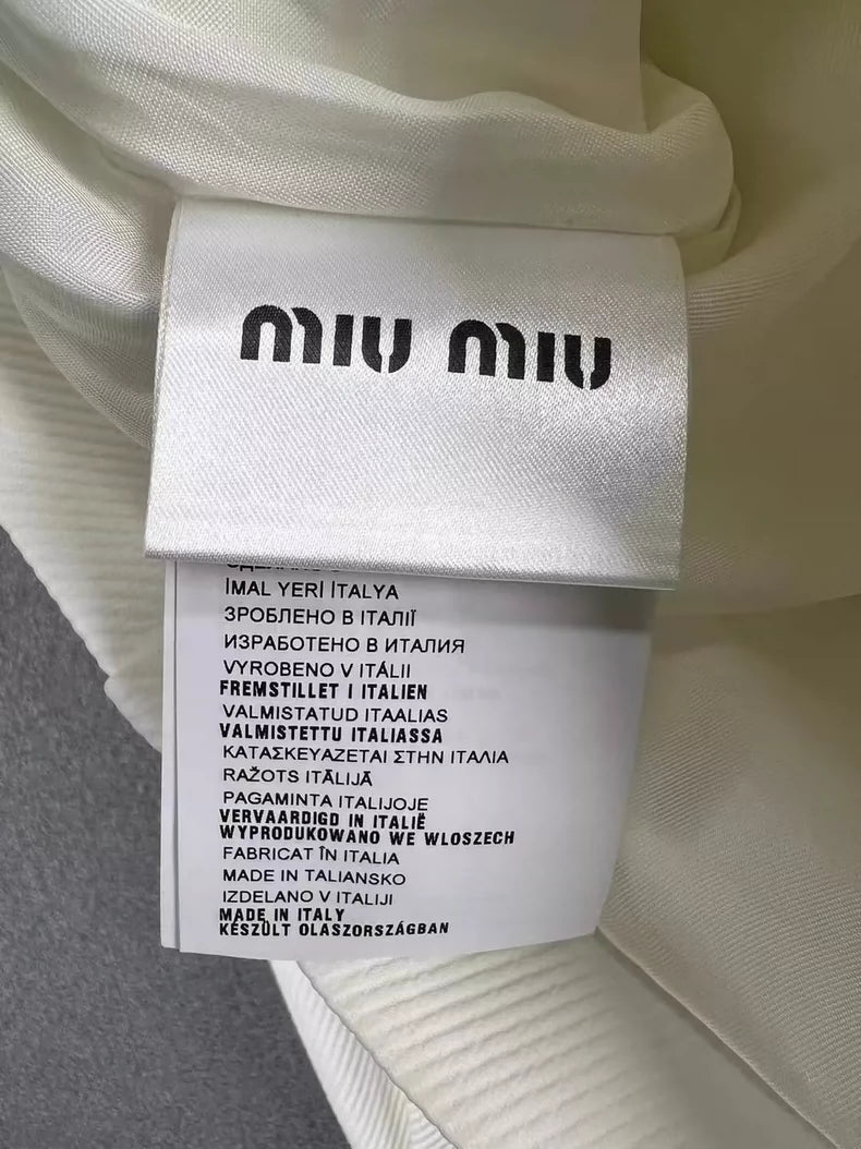 miumiu White Suit Jacket Size 38