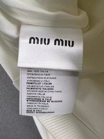 miumiu White Suit Jacket Size 38