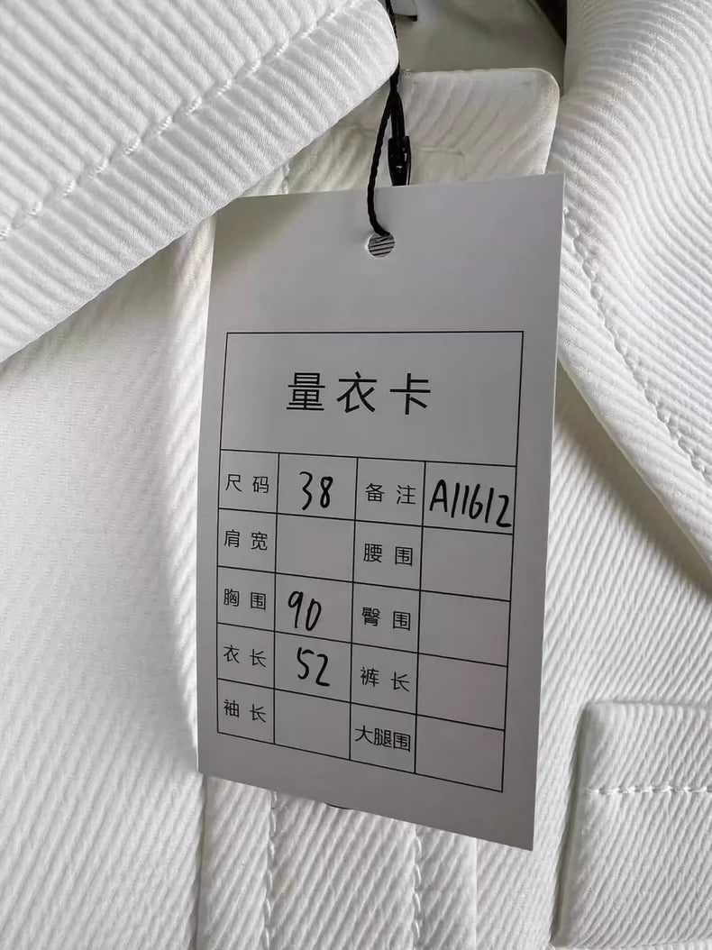 miumiu White Suit Jacket Size 38