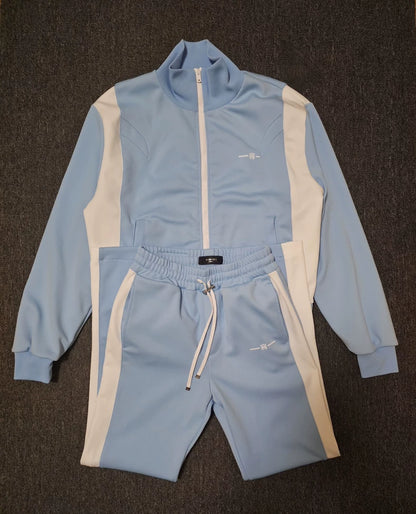 Amiri Blue Tracksuit Set With Repairs-yf