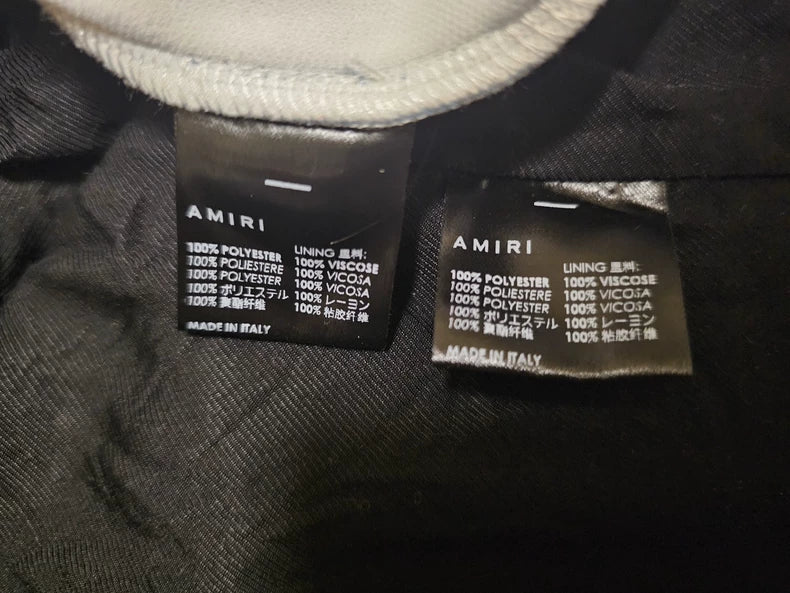 Amiri Blue Tracksuit Set With Repairs-yf