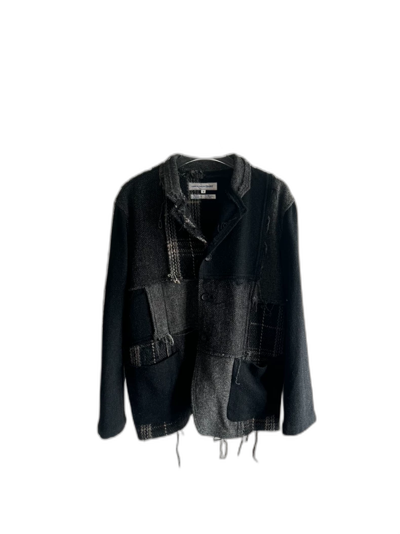 COMME des GARCONS SHIRT Patchwork Wool Suit