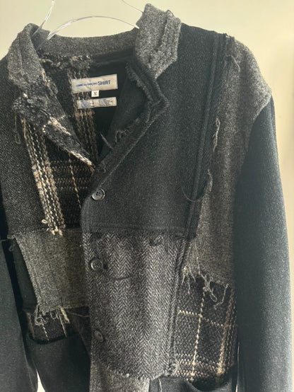 COMME des GARCONS SHIRT Patchwork Wool Suit