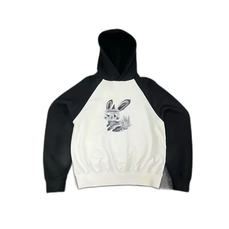 We11done Black and White Hoodie