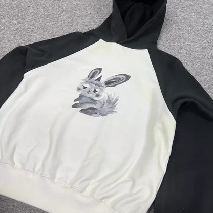 We11done Black and White Hoodie