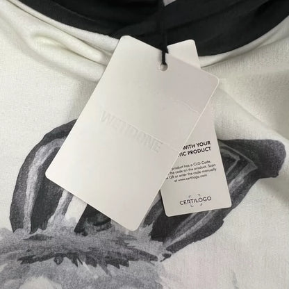 We11done Black and White Hoodie