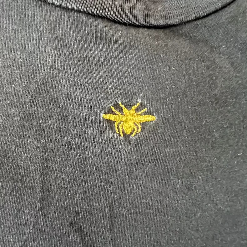 Dior Bee Embroidered Short Sleeve T-Shirt