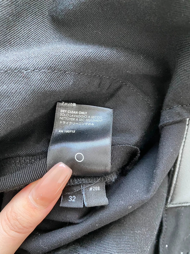 Amiri Distressed Sports Stripe Denim Pants