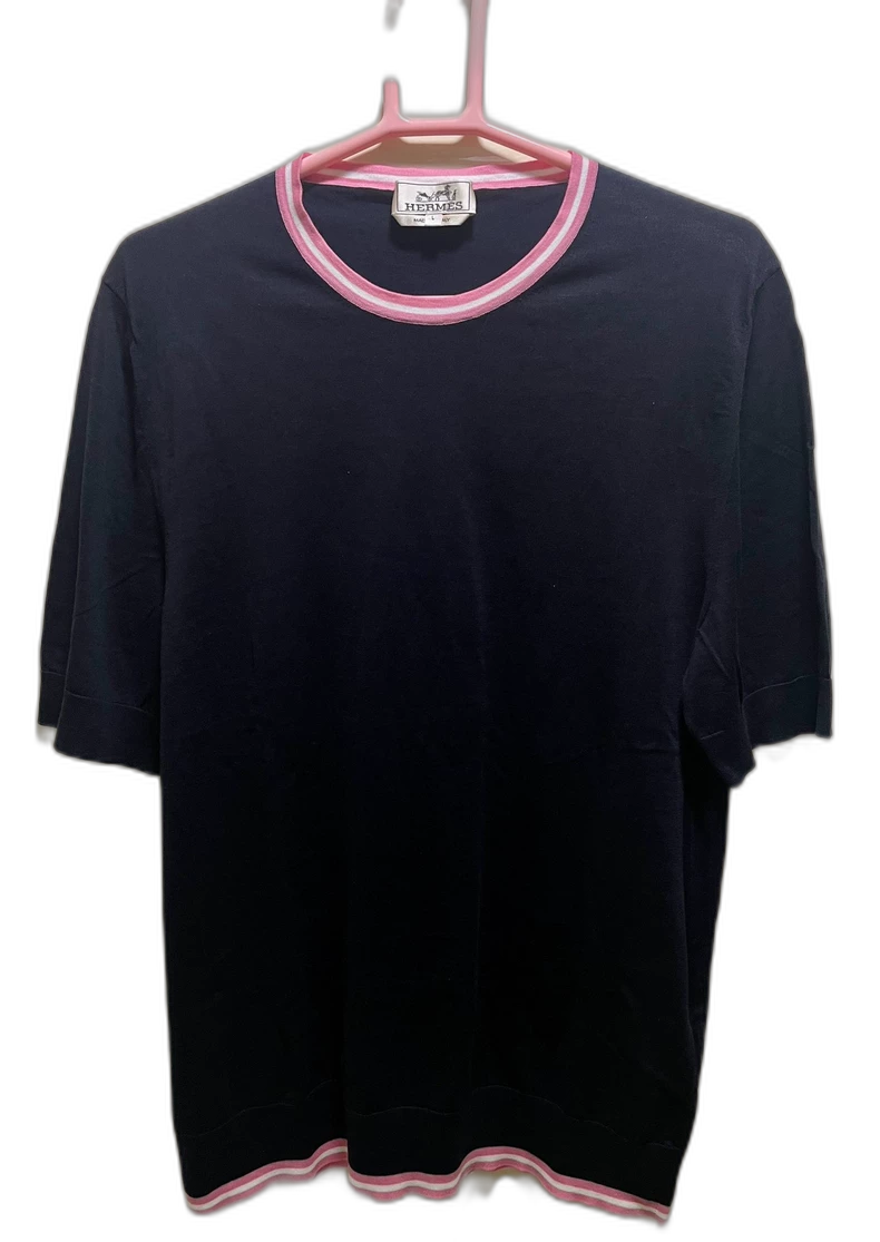 Classic Knitted Short Sleeve Top from Hermes