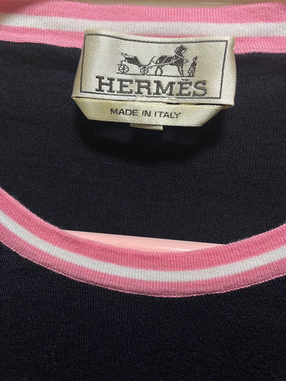 Classic Knitted Short Sleeve Top from Hermes