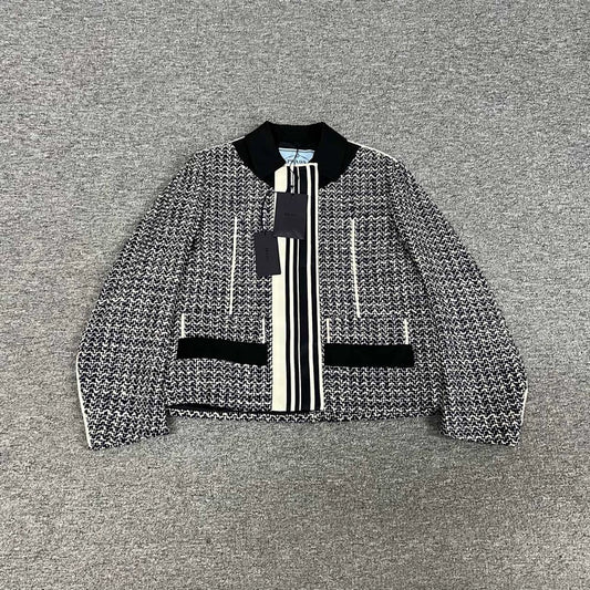 Prada Woven Jacket with Tags in Size 38