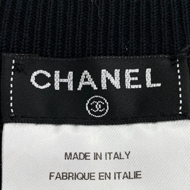 Chanel Black Knitted Sleeveless Vest