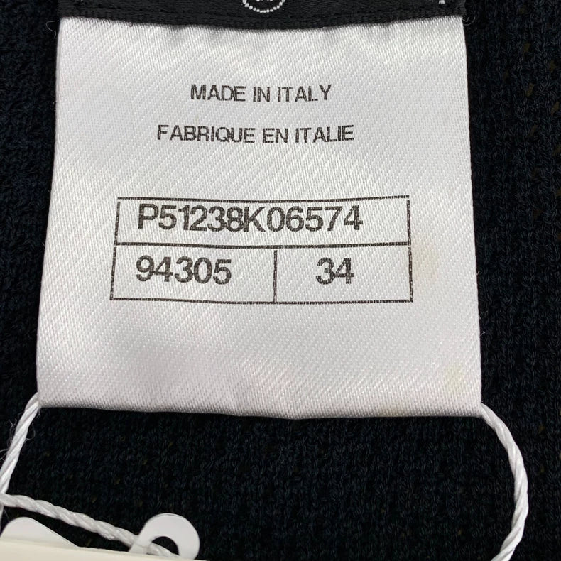 Chanel Black Knitted Sleeveless Vest