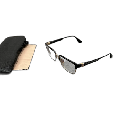 Chrome Hearts Black Border Cross Glasses