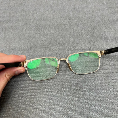 Chrome Hearts Black Border Cross Glasses