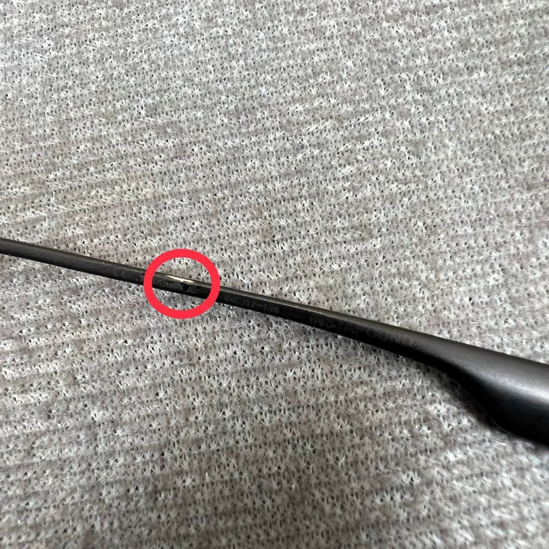 Chrome Hearts Black Border Cross Glasses