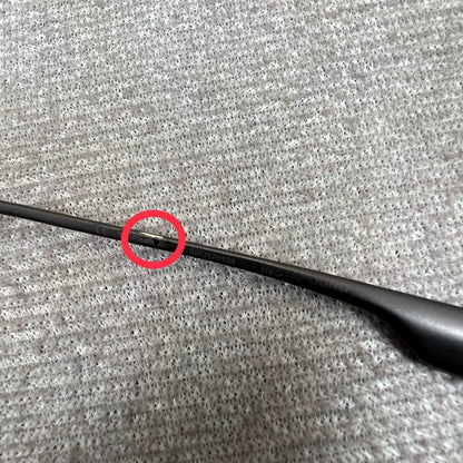 Chrome Hearts Black Border Cross Glasses