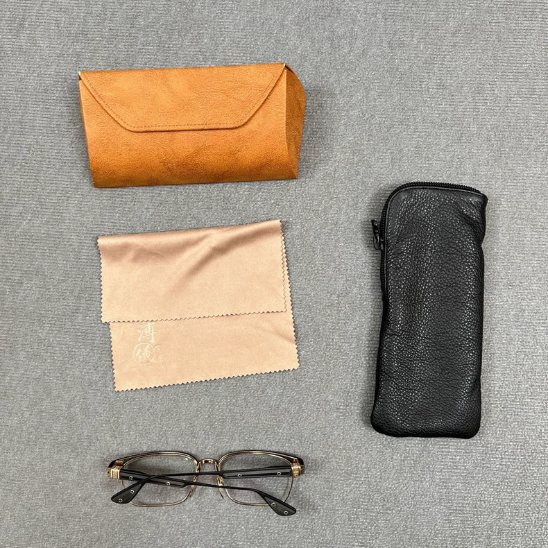 Chrome Hearts Black Border Cross Glasses