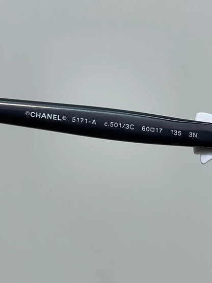 Chanel White Bow Logo Sunglasses