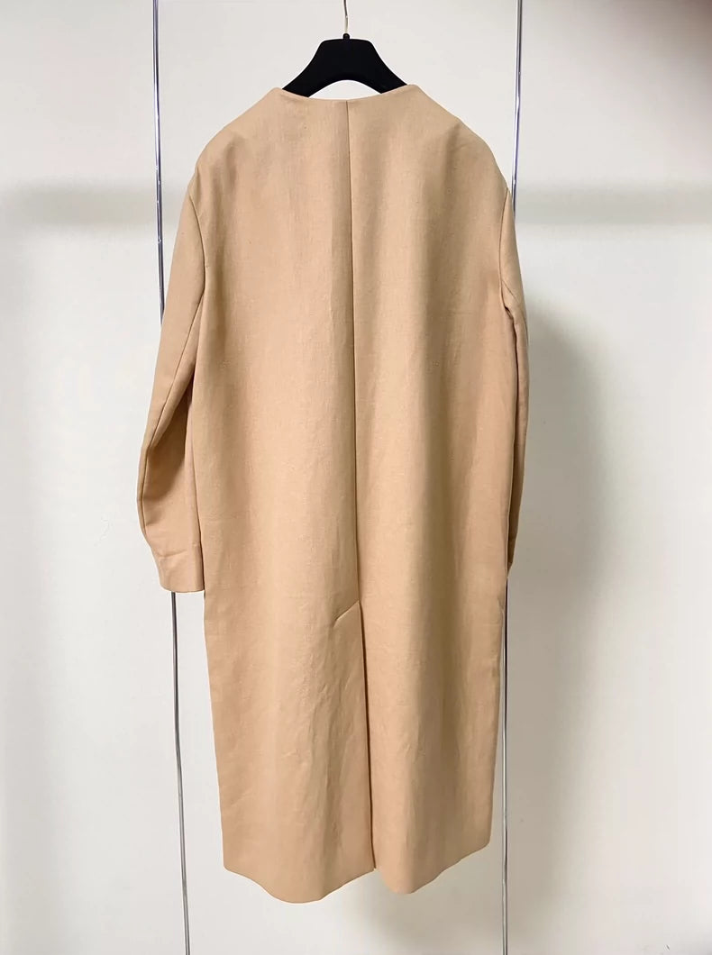 Hermes 2021 Beige Overcoat