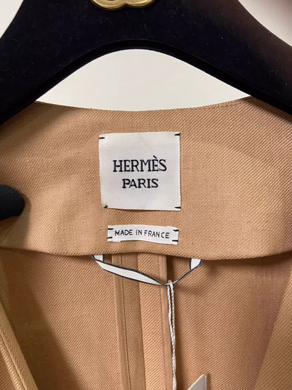 Hermes 2021 Beige Overcoat