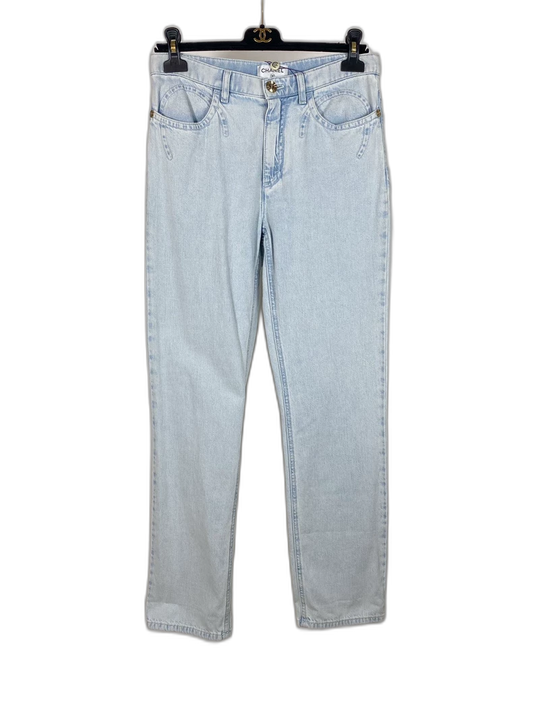 Light Blue Chanel Coco Jeans