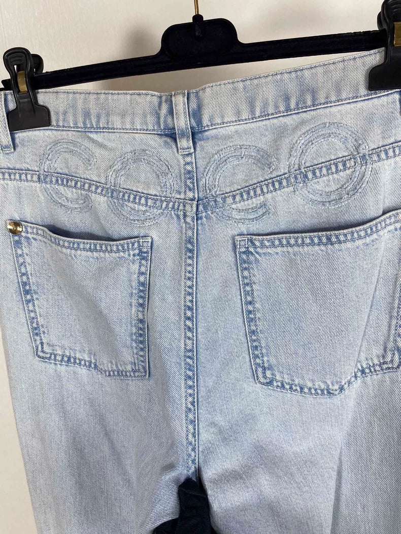 Light Blue Chanel Coco Jeans