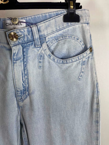 Light Blue Chanel Coco Jeans